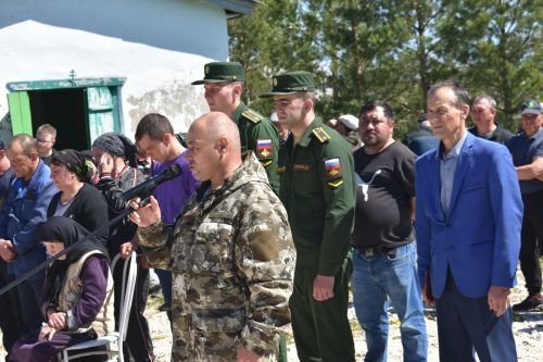 Кайбычта Украинада һәлак булган Федор Молов белән хушлаштылар