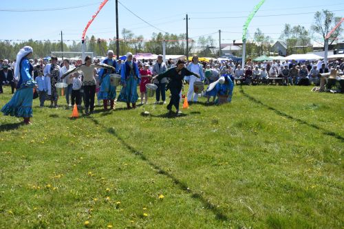 Кайбычлылар Чувашия Республикасы Комсомол районының Урмай авылында Сабантуй бәйрәмен гөрләтеп кайтты