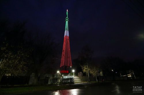Новая подсветка Казанской телебашни обойдется в 24 млн рублей