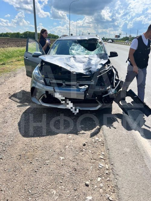 В Татарстане иномарка насмерть сбила внезапно выскочившего на дорогу велосипедиста