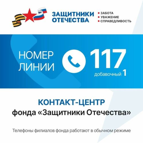 За полгода горячая линия фонда «Защитники Отечества» приняла почти 110 тысяч звонков