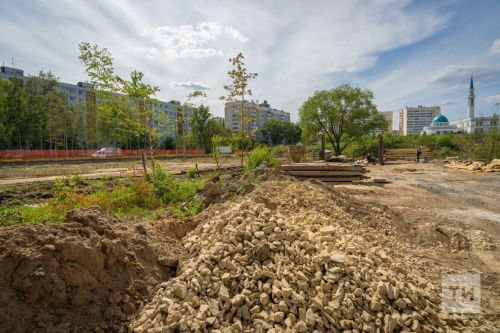 На бульваре по ул.Серова в Казани высадят 175 деревьев и 2,5 тыс. кустарников