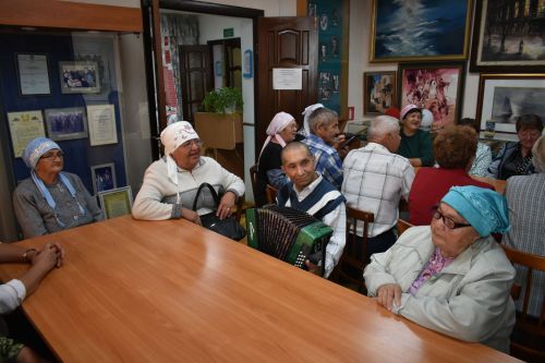 В музее Галии Кайбицкой собрались активисты ветеранского движения Багаевского и Большерусаковского сельских поселений