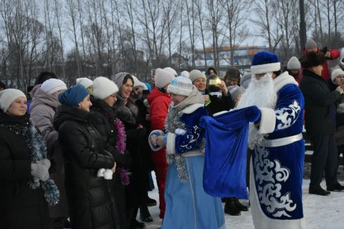 Кайбычта искечә Яңа елны бәйрәм иттеләр