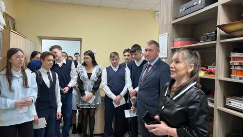 В Старотябердинской школе прошло профориентационное мероприятие для учащихся педагогических классов «Молодое поколение выбирает профессию «Учитель»