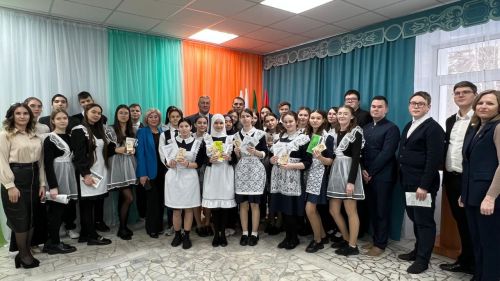 В Старотябердинской школе прошло профориентационное мероприятие для учащихся педагогических классов «Молодое поколение выбирает профессию «Учитель»
