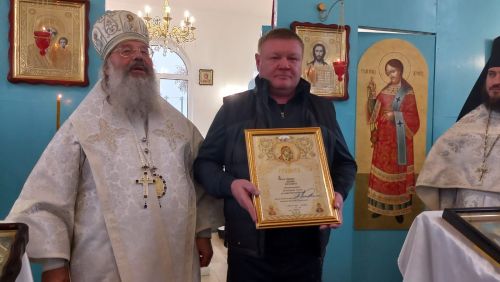 Митрополит Казанский и Татарстанский Кирилл провел богослужение в новом храме в честь святого Пророка Божия Илии в селе Ульянкове