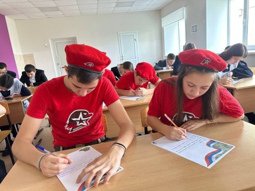 В Большеподберезинской школе прошла акция «Письмо российскому солдату»