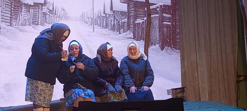 «Ак җилкән» халык театры Кайбыч сәхнәсендә «Тол хатыннар, тол кызлар» драмасын куйды