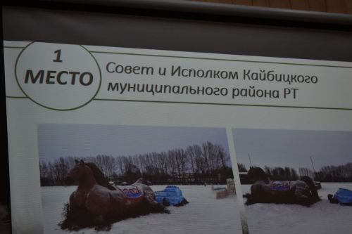 В Кайбицком районе наградили победителей конкурса на новогоднее оформление