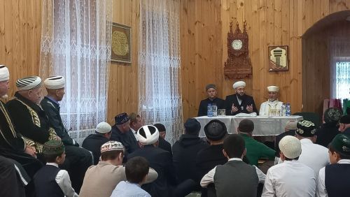 Татарстан Диния назәрәте рәисе, мөфти Камил Сәмигуллин Борындык авылы мәчетенең 130 еллык тантанасында катнашты