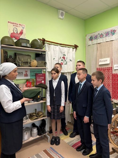 В Кушманской школе прошел Урок мужества – необычное и важное мероприятие