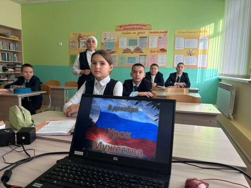 В Кушманской школе прошел Урок мужества – необычное и важное мероприятие