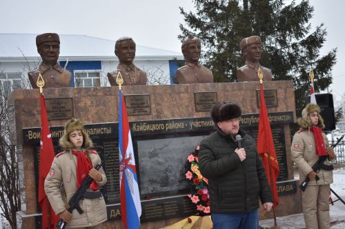 В Кайбицах прошел митинг, посвященный памяти воинов — участников военных действий в Афганистане
