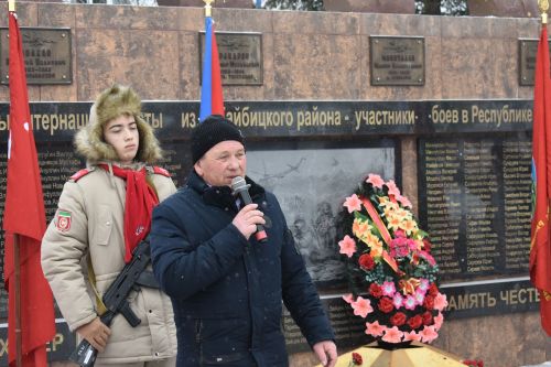 В Кайбицах прошел митинг, посвященный памяти воинов — участников военных действий в Афганистане