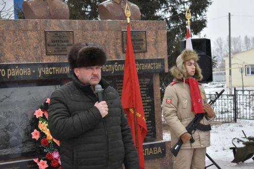 В Кайбицах прошел митинг, посвященный памяти воинов — участников военных действий в Афганистане