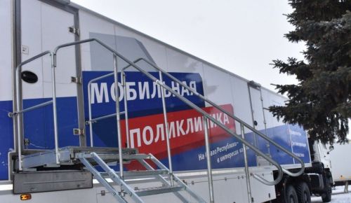 В Кайбицах заработала мобильная поликлиника из 7 больницы города Казани