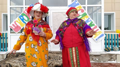 В селе Федоровское прошло народное массовое гуляние Широкая масленица