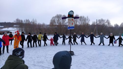 В селе Федоровское прошло народное массовое гуляние Широкая масленица