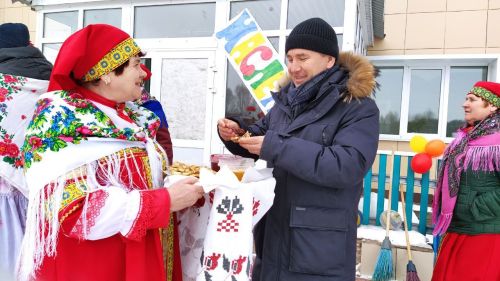 В селе Федоровское прошло народное массовое гуляние Широкая масленица