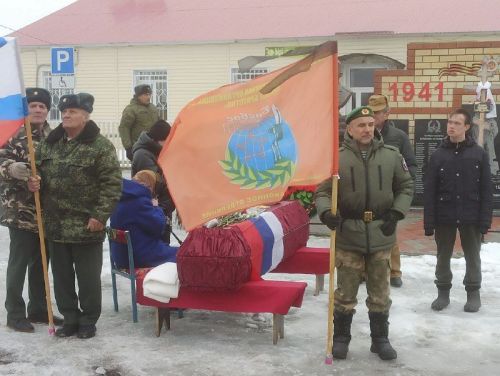 В Кайбицком районе простились с земляком, погибшим в зоне специальной военной операции