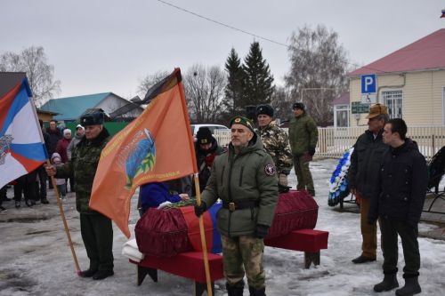 В Кайбицком районе простились с земляком, погибшим в зоне специальной военной операции