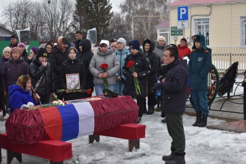 В Кайбицком районе простились с земляком, погибшим в зоне специальной военной операции