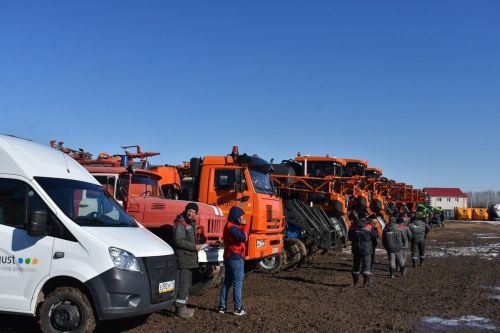 В Кайбицком районе проверили готовность техники к весенним полевым работам