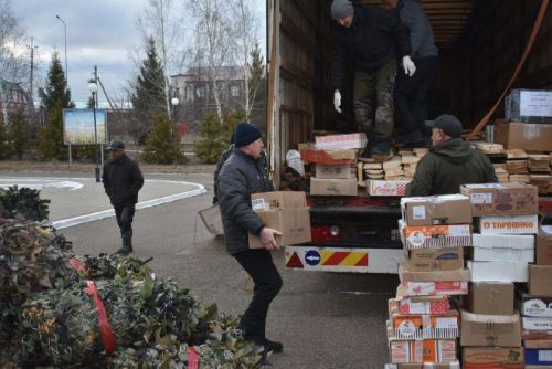 В зону специальной военной операции из Кайбиц отправили очередную партию гуманитарной помощи