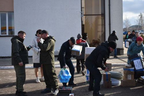 В зону специальной военной операции из Кайбиц отправили очередную партию гуманитарной помощи