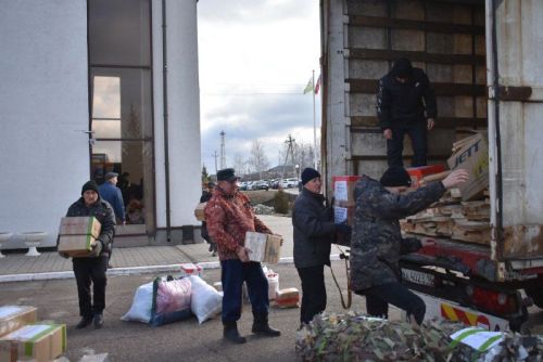 В зону специальной военной операции из Кайбиц отправили очередную партию гуманитарной помощи