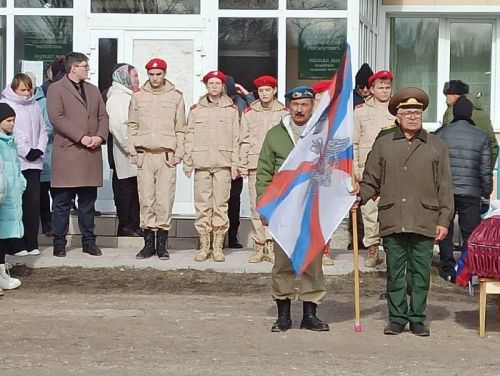 В Кайбицах простились с погибшим в зоне спецоперации бойцом