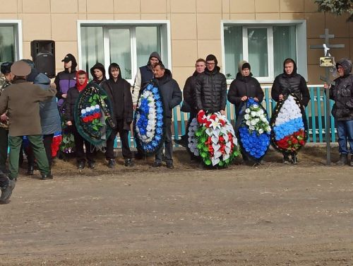 В Кайбицах простились с погибшим в зоне спецоперации бойцом