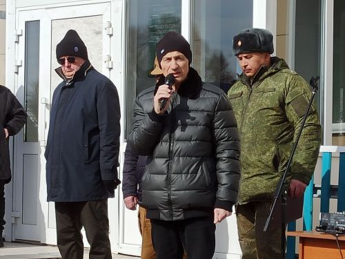 В Кайбицах простились с погибшим в зоне спецоперации бойцом