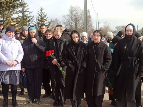 В Кайбицах простились с погибшим в зоне спецоперации бойцом