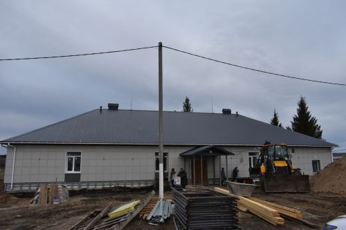 В Корноуховском доме культуры продолжается капитальный ремонт