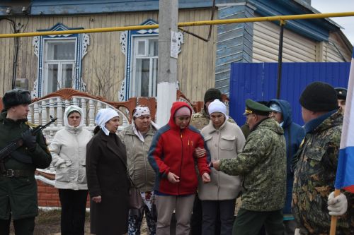 Кайбычта махсус хәрби операция зонаснда һәлак булган солдат белән хушлаштылар