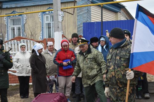 Кайбычта махсус хәрби операция зонаснда һәлак булган солдат белән хушлаштылар