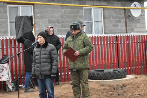 Кайбычта махсус хәрби операция зонаснда һәлак булган солдат белән хушлаштылар