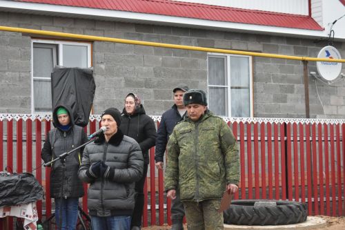 Кайбычта махсус хәрби операция зонаснда һәлак булган солдат белән хушлаштылар