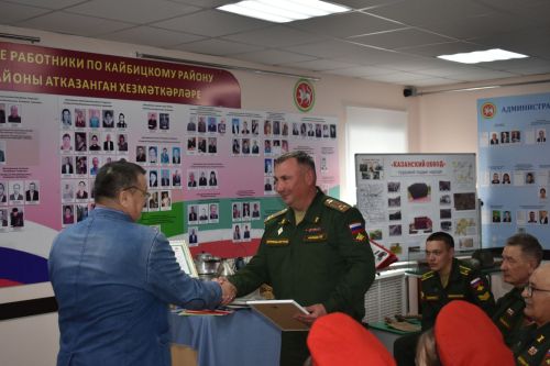 Кайбыч ягы музеенда «Тынычлык солдаты сугышны сайламый» дигән музей-дәрес үтте