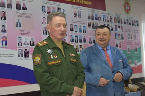 Кайбыч ягы музеенда «Тынычлык солдаты сугышны сайламый» дигән музей-дәрес үтте
