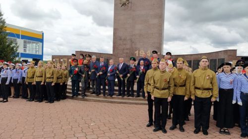В Кайбицах встретили 80 годовщину Победы