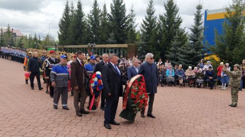 В Кайбицах встретили 80 годовщину Победы