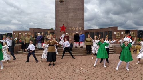 В Кайбицах встретили 80 годовщину Победы