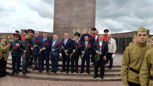 В Кайбицах встретили 80 годовщину Победы