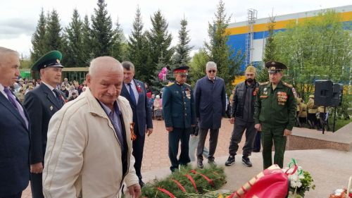 В Кайбицах встретили 80 годовщину Победы