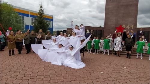 В Кайбицах встретили 80 годовщину Победы