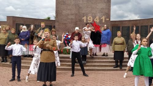 В Кайбицах встретили 80 годовщину Победы