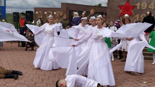 В Кайбицах встретили 80 годовщину Победы